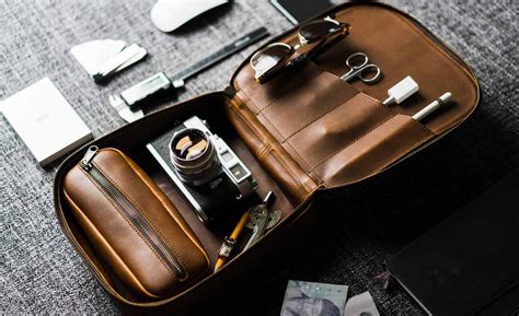 best men's travel dopp kit.